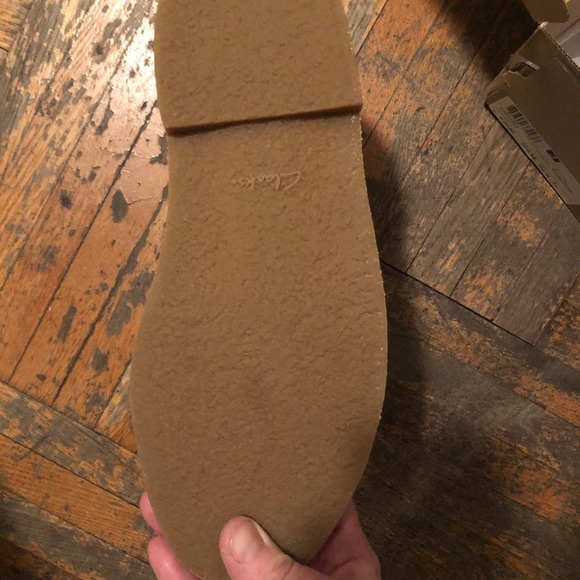 Clarks desert boots , brown , brand new